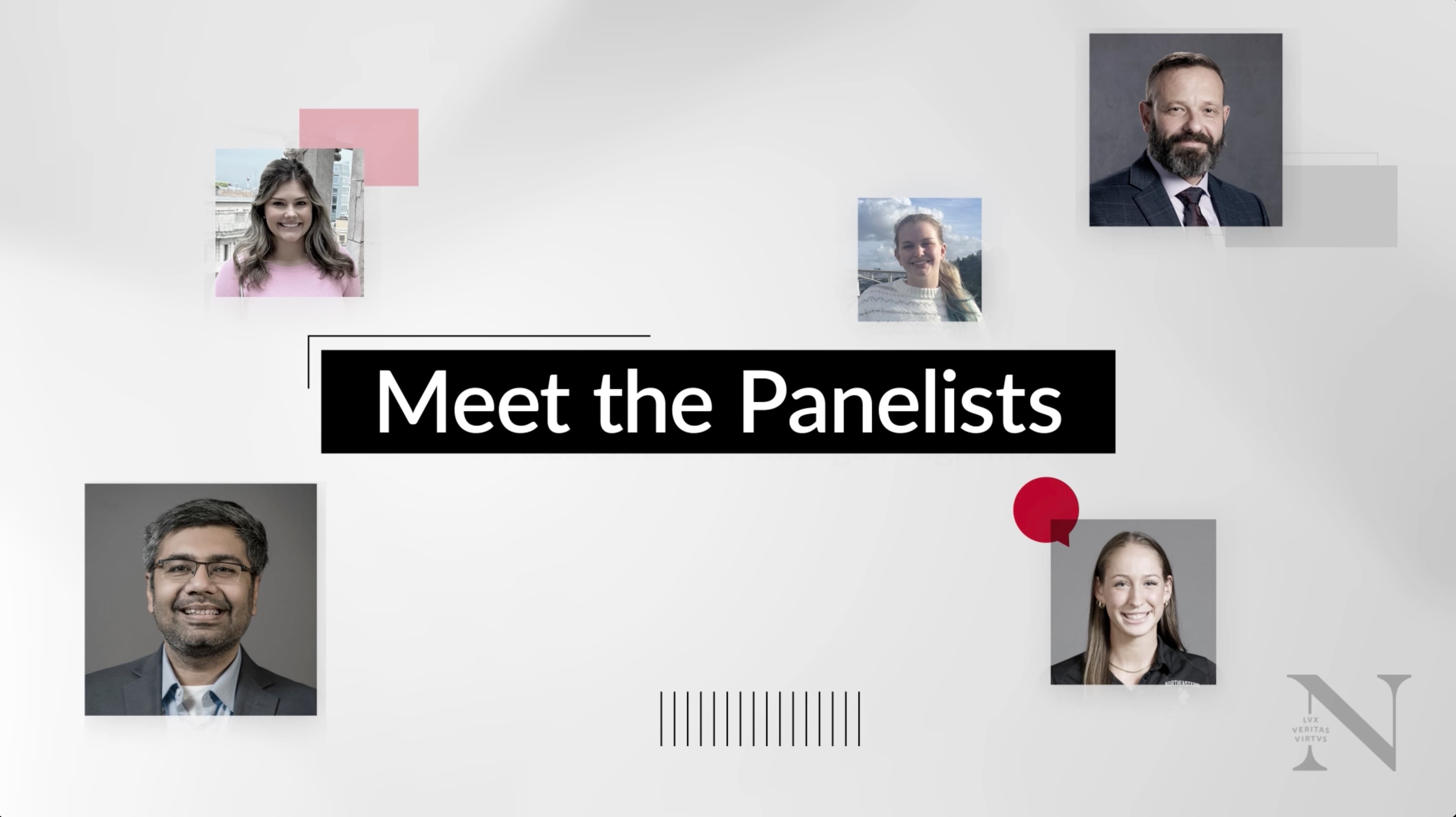 Northeastern Pre-College Live Discussion panelists